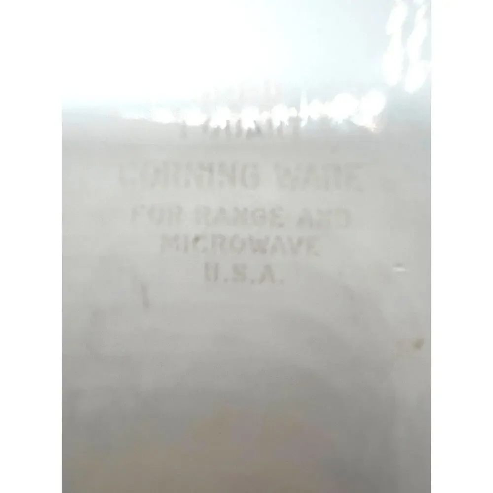 Vintage L'Echalote Corning Ware Pyrex‎ A7C Made In The USA 1 Quart - Picture 3 of 4